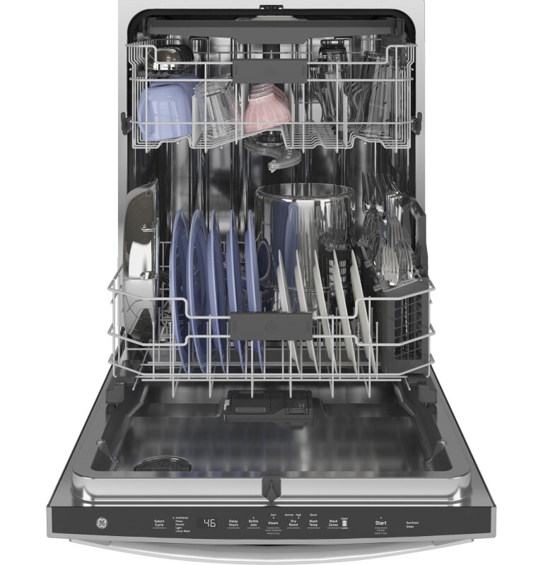 Top Control with Stainless Steel Interior Dishwasher with Sanitize Cycle & Dry Boost with Fan Assist GDT665SSNSS