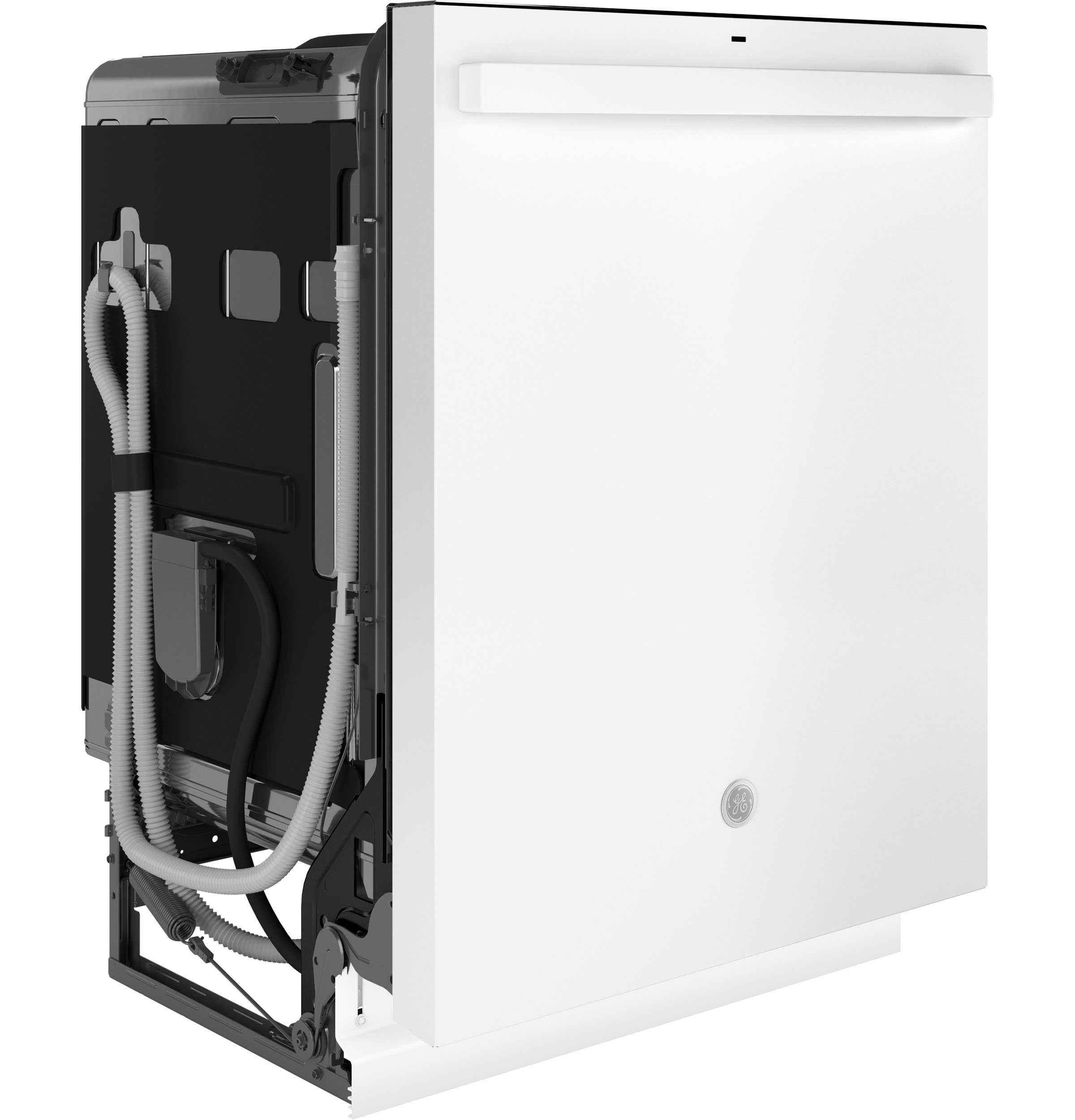 GE® ENERGY STAR® Top Control with Stainless Steel Interior Dishwasher with Sanitize Cycle GDT670SGVWW
