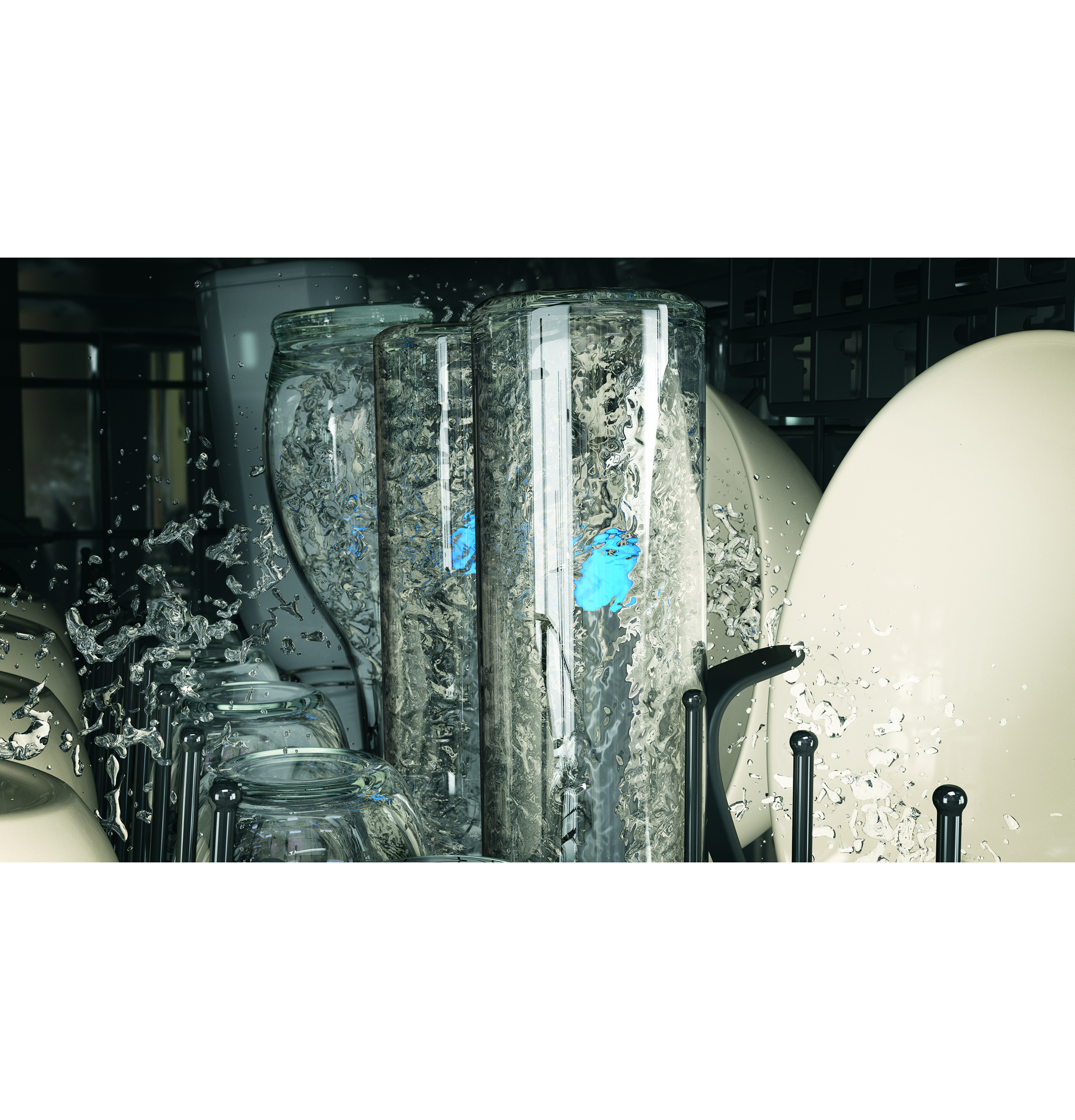Stainless Steel Interior Dishwasher with Hidden Controls GDT740SIFII