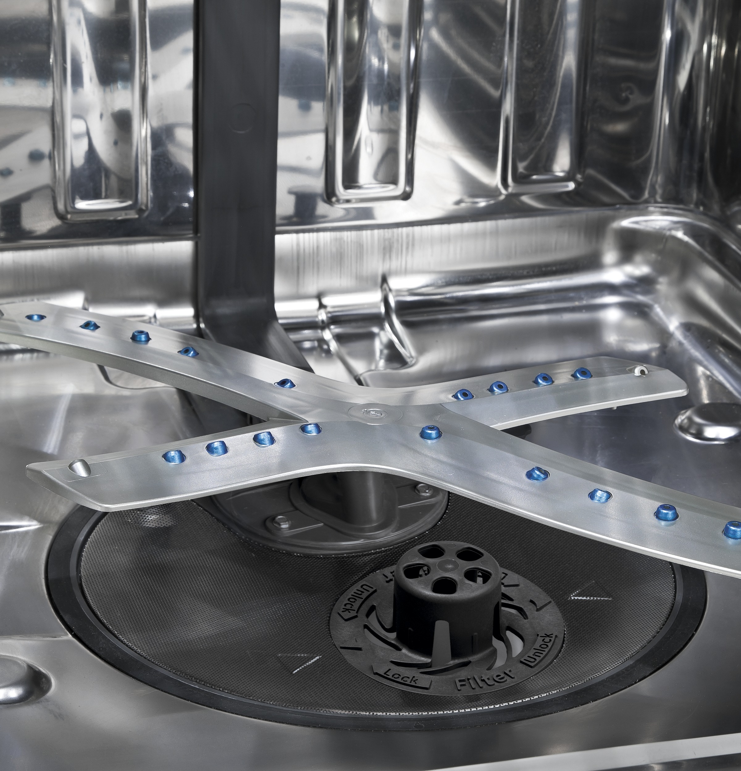 Stainless Steel Interior Dishwasher with Hidden Controls GDT740SIFII