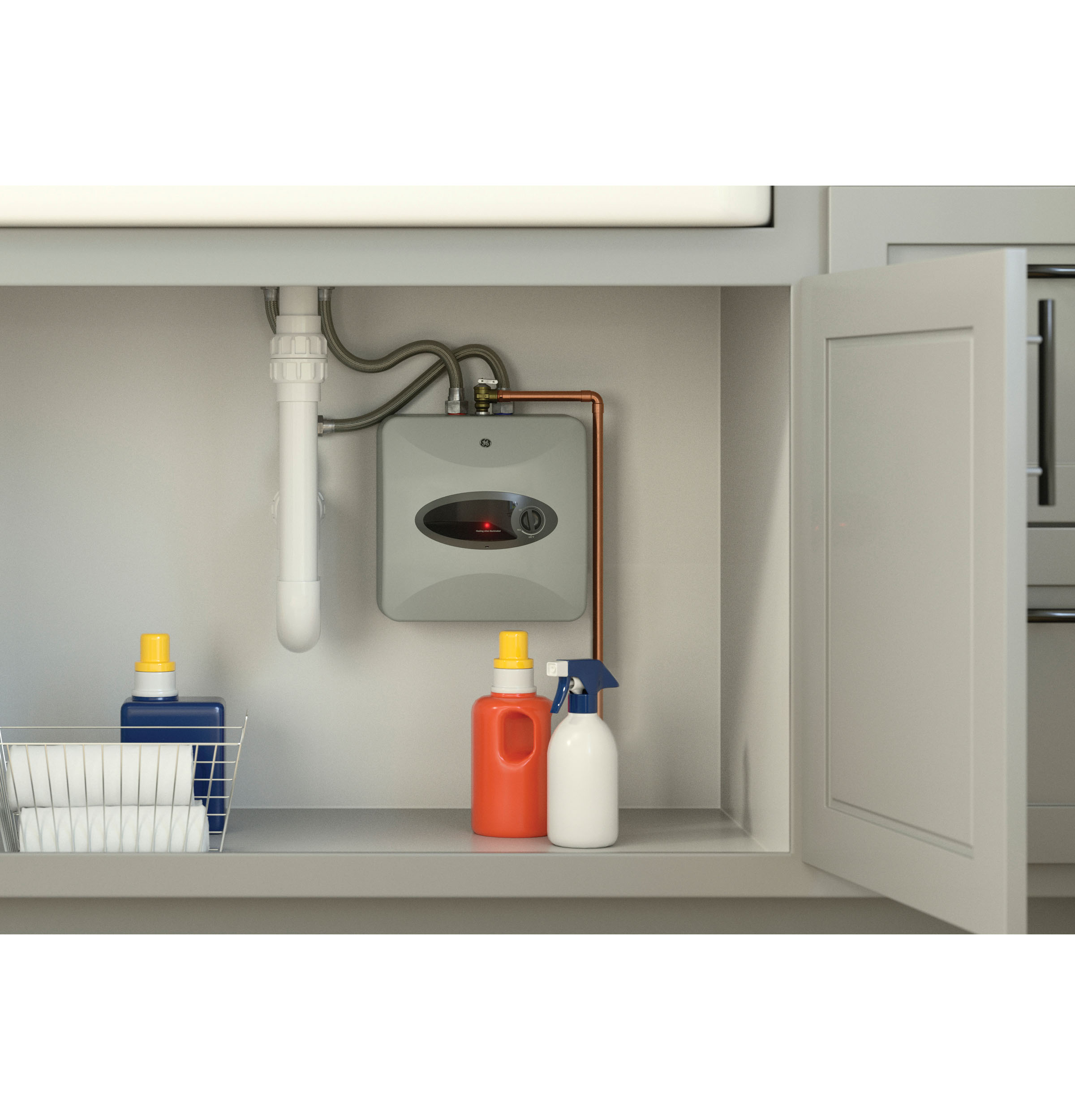 2.5 Gallon Electric Point of Use Water Heater GE02P08BAR