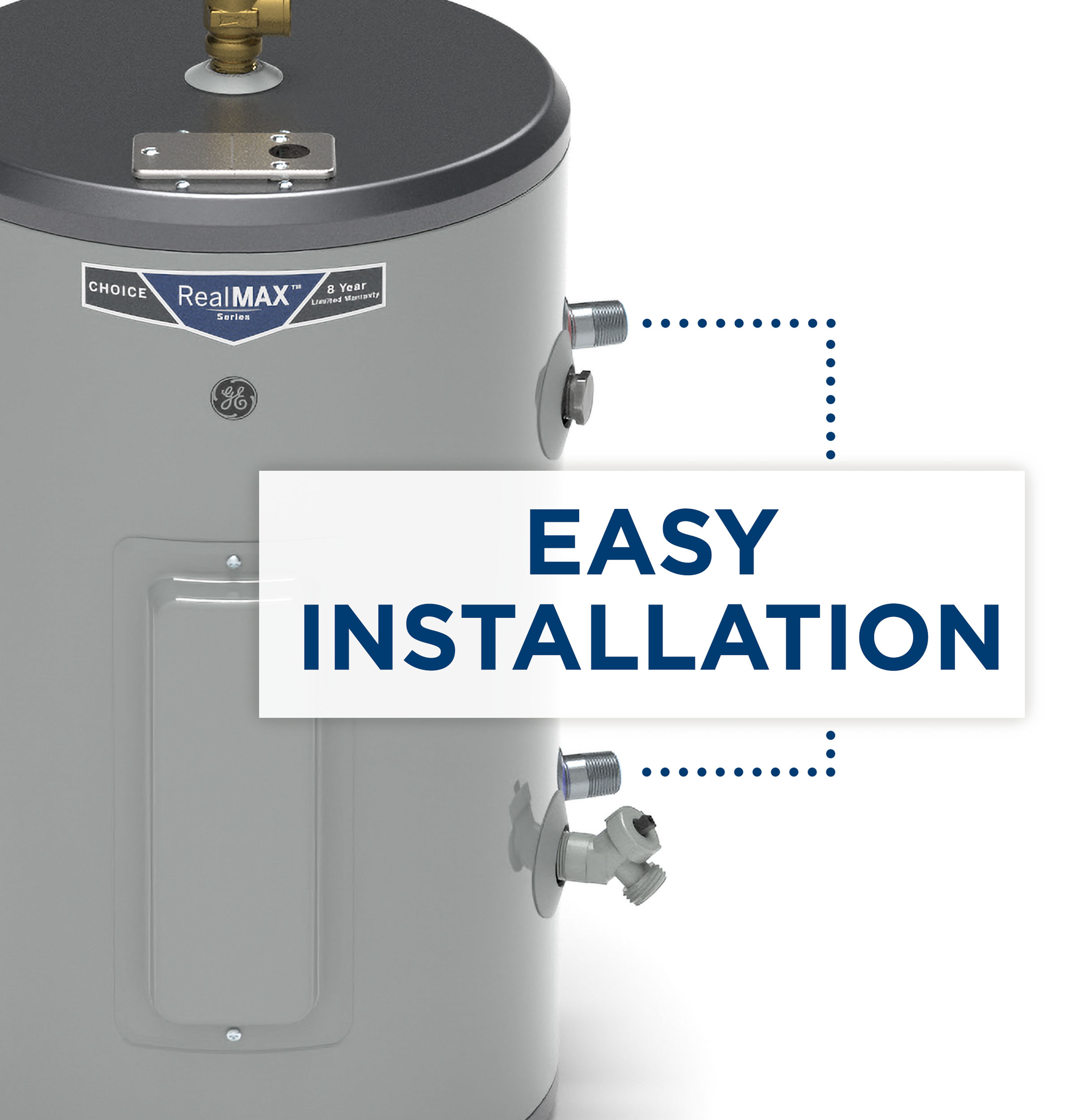2.5 Gallon Electric Point of Use Water Heater GE02P08BAR