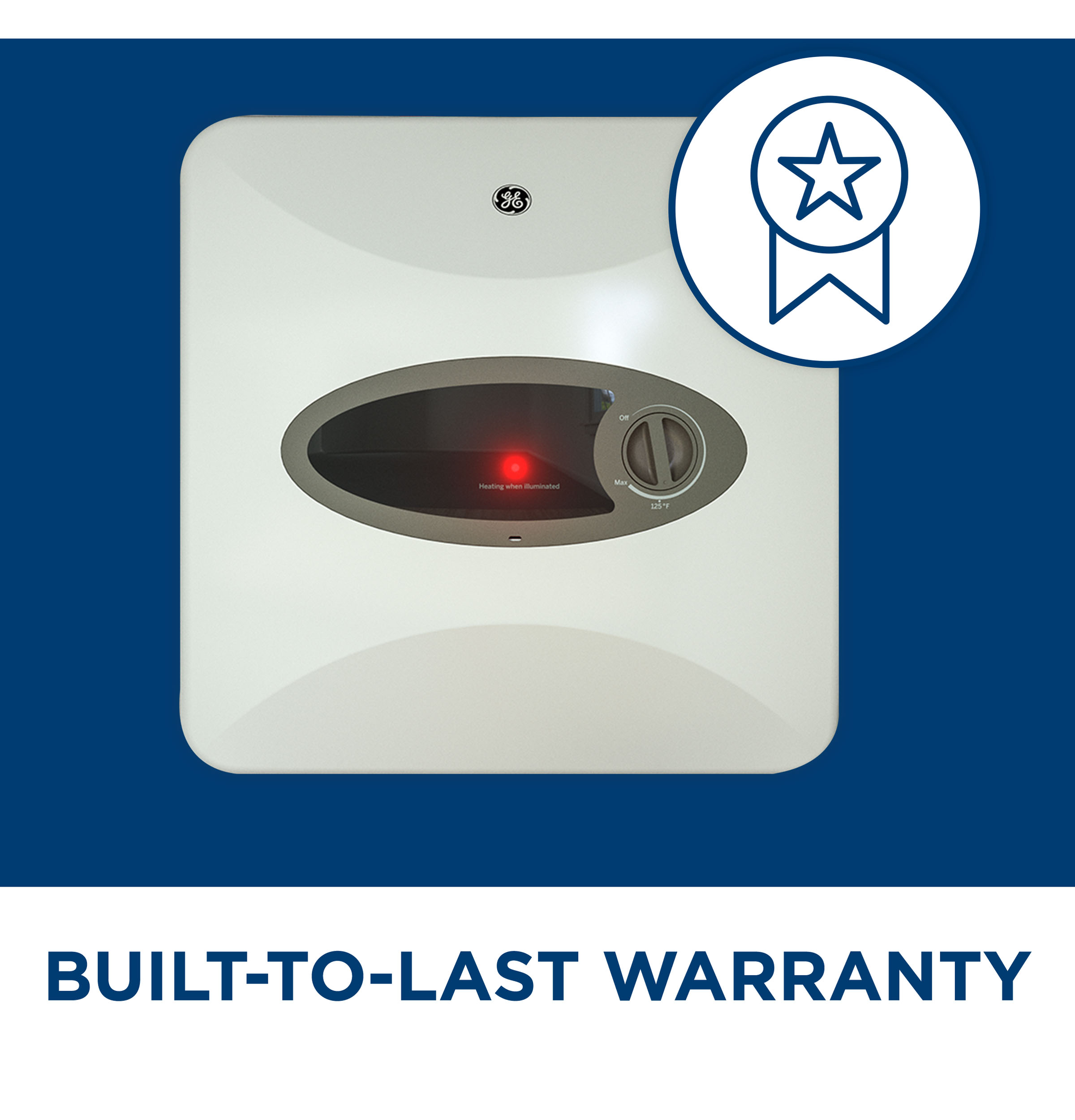 2.5 Gallon Electric Point of Use Water Heater GE02P08BAR