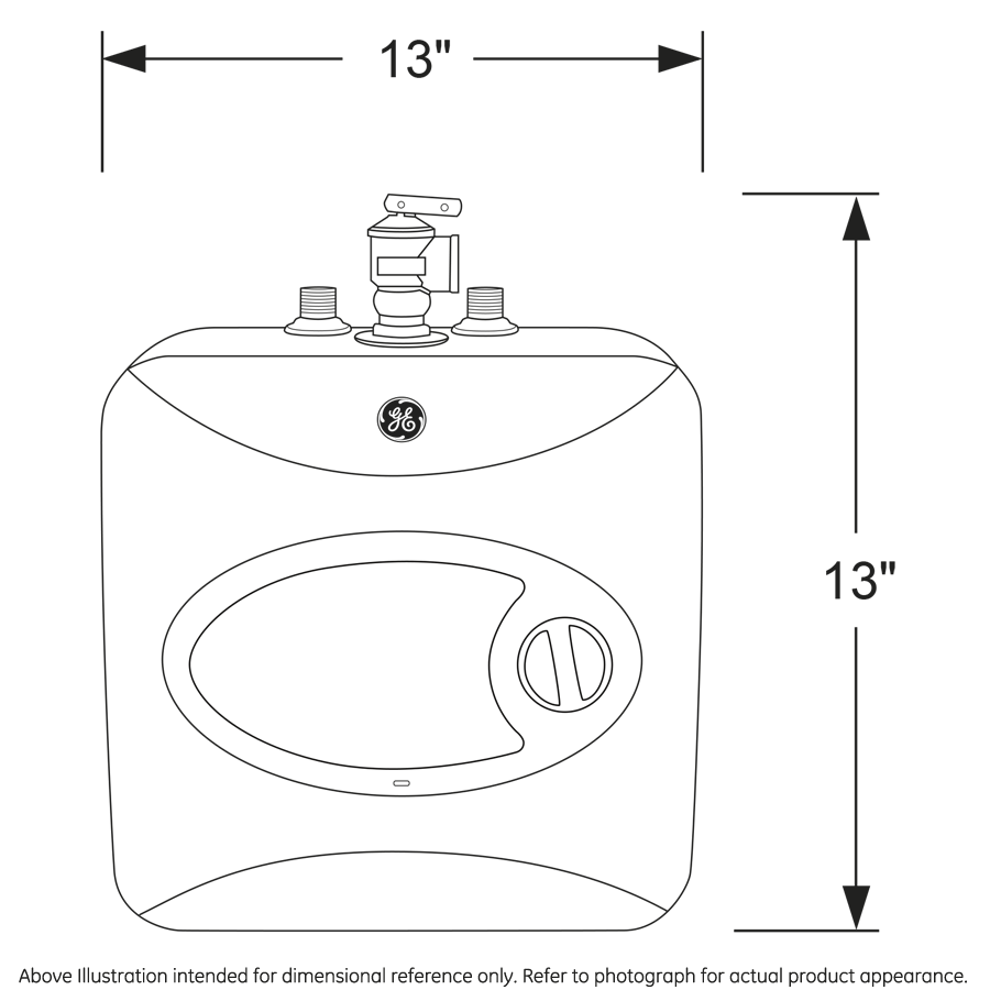 2.5 Gallon Electric Point of Use Water Heater GE02P08BAR