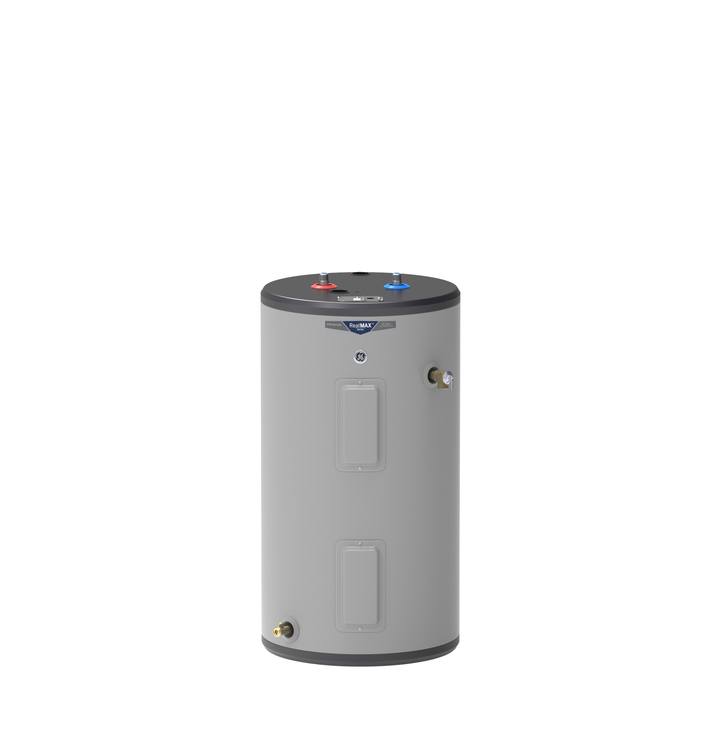 GE 30 Gallon Short Electric Water Heater Gray GE30S10BAM Picture 1