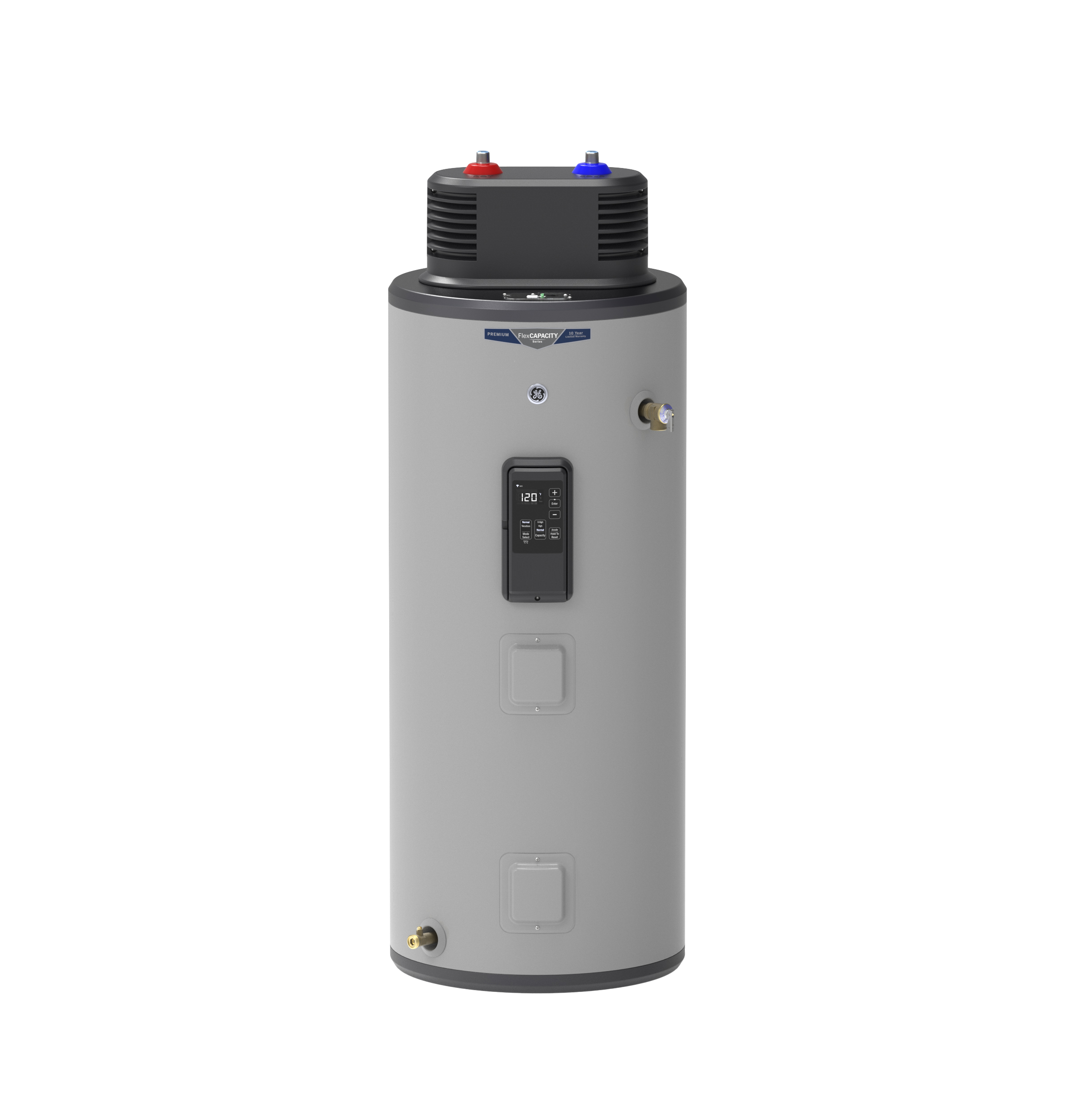Smart 40 Gallon Electric Water Heater with Flexible Capacity GE40S10BMM