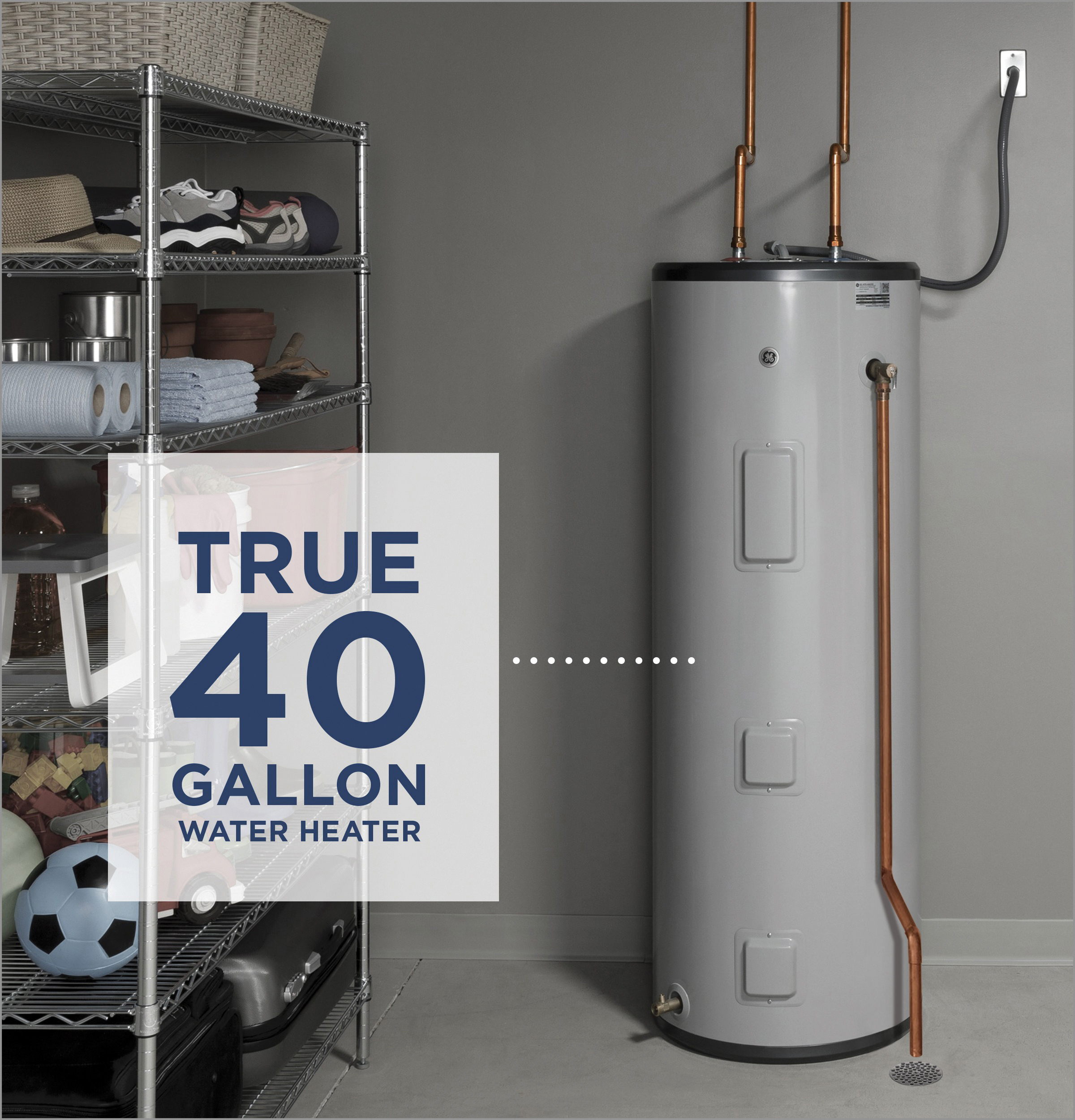 40 Gallon Tall Electric Water Heater GE40T10BAM