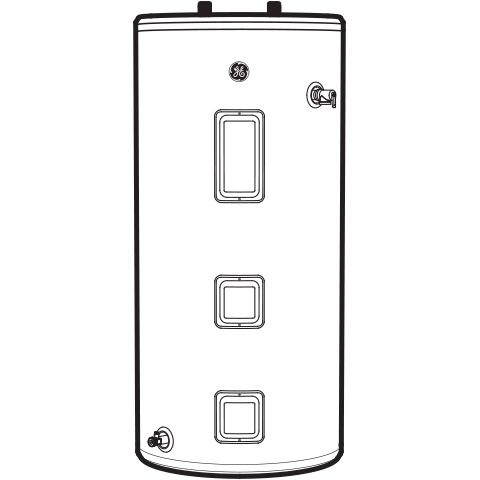 50 Gallon Short Electric Water Heater GE50S08BAM