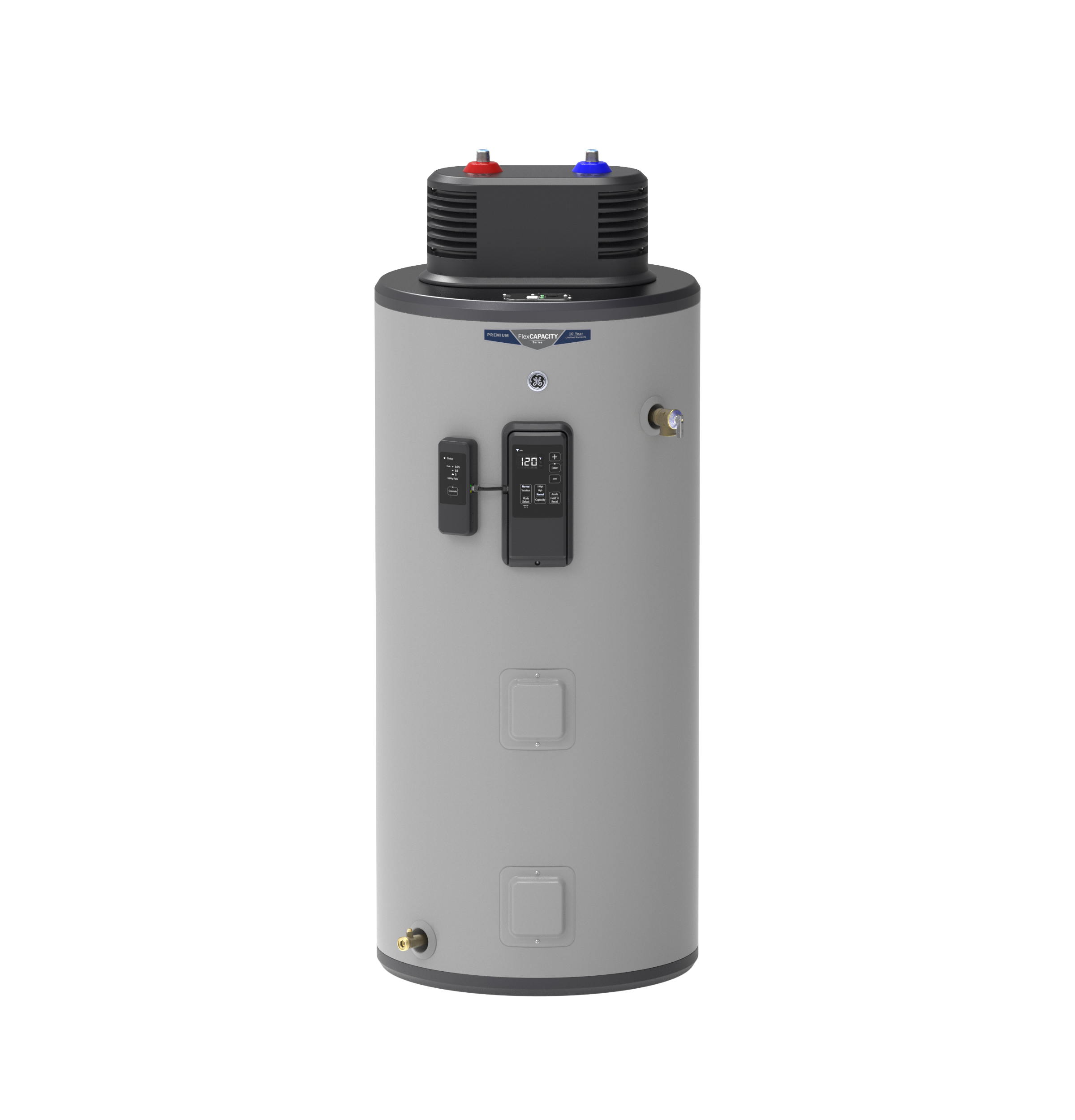 Smart 50 Gallon Electric Water Heater with Flexible Capacity and CTA-2045 GE50S10BUT