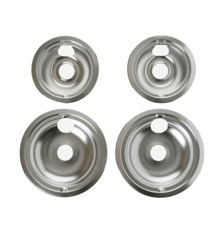 Chrome Electric Range Drip Bowls – 4 Pack GE68CC