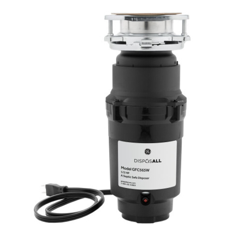 Disposall® 1/2 Hp Continuous Feed Garbage Disposer Corded GFC565W