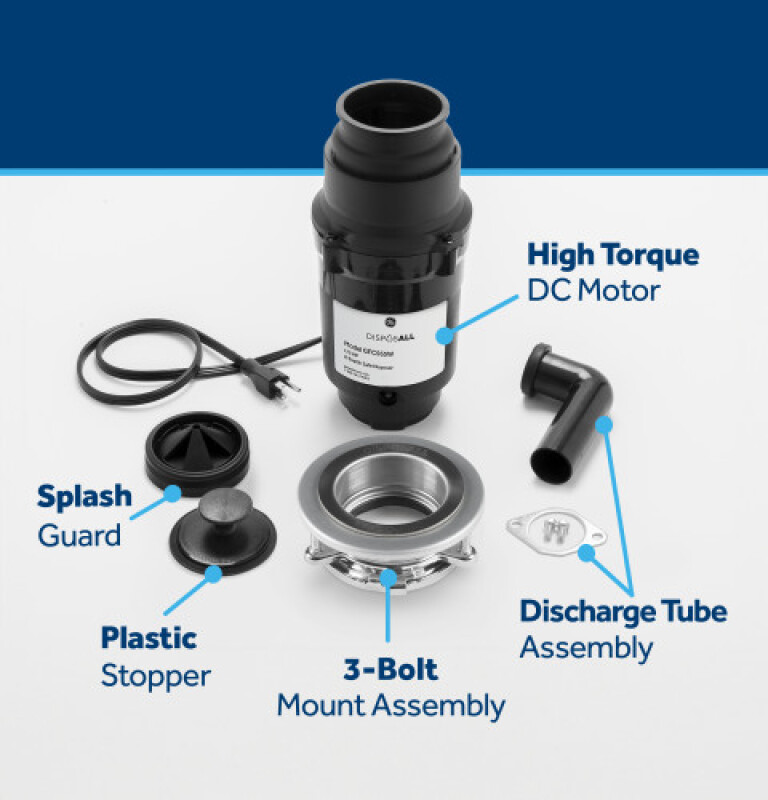 Disposall® 1/2 Hp Continuous Feed Garbage Disposer Corded GFC565W