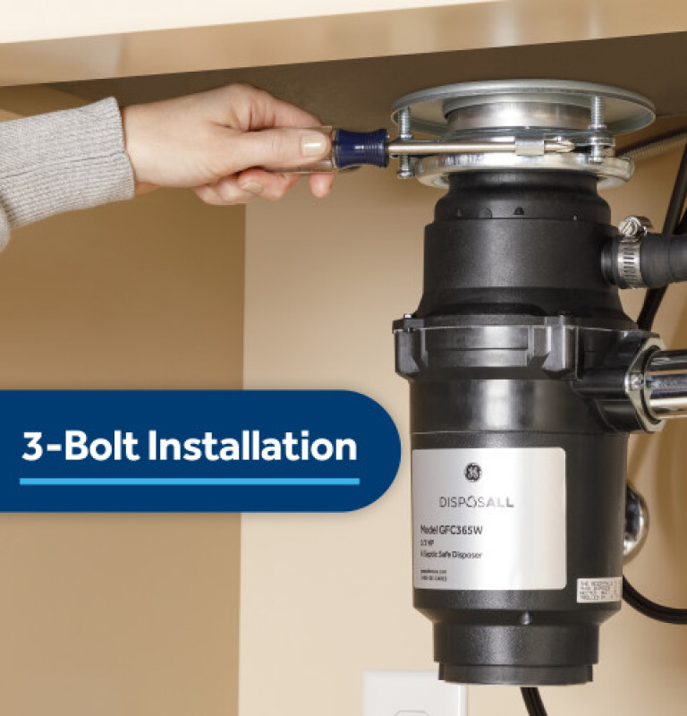 Disposall® 1/2 Hp Continuous Feed Garbage Disposer Corded GFC565W