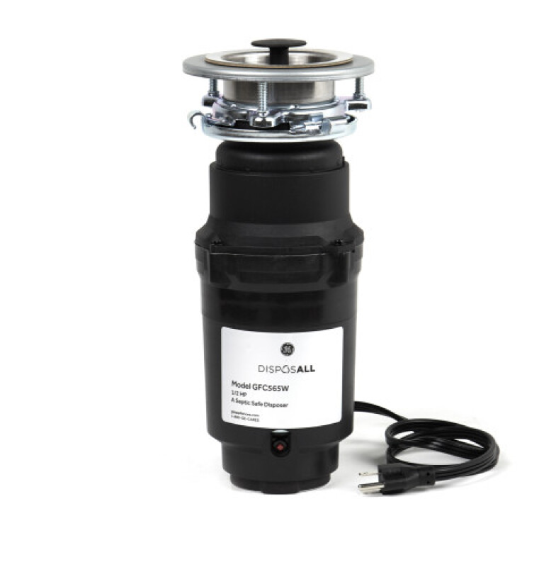 Disposall® 1/2 Hp Continuous Feed Garbage Disposer Corded GFC565W