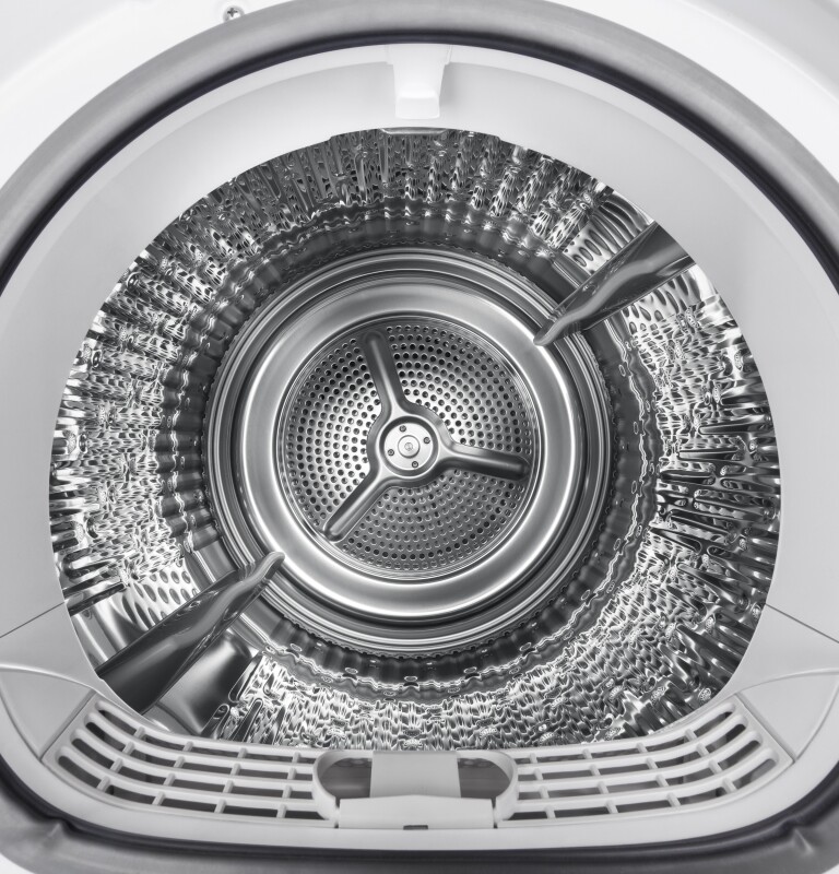 24" 4.3 Cu.Ft. Front Load Vented Electric Dryer with Stainless Steel Basket GFD14ESSNWW