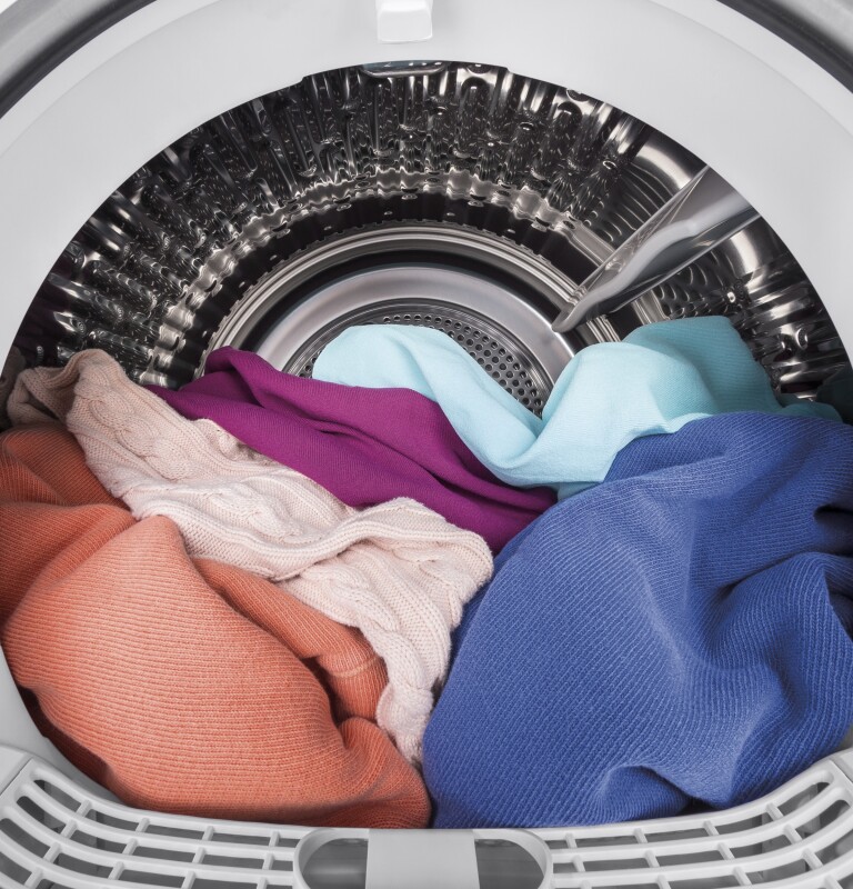 24" 4.3 Cu.Ft. Front Load Vented Electric Dryer with Stainless Steel Basket GFD14ESSNWW