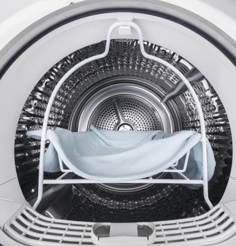 24" 4.3 Cu.Ft. Front Load Vented Electric Dryer with Stainless Steel Basket GFD14ESSNWW