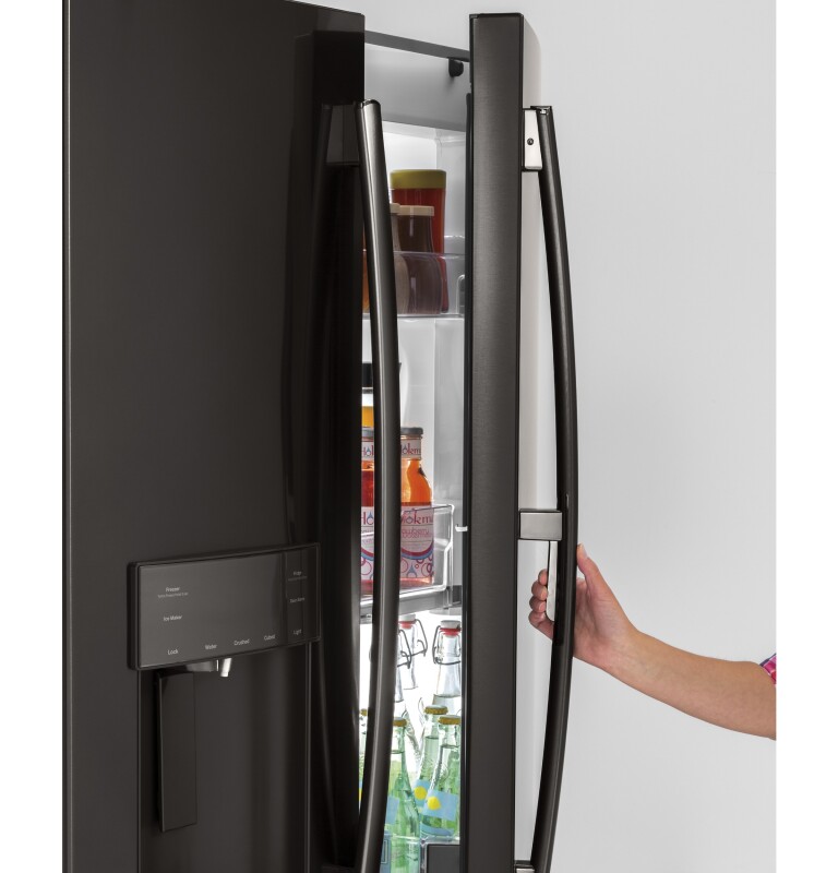 27.7 Cu. Ft. French-Door Refrigerator with Door In Door GFD28GBLTS