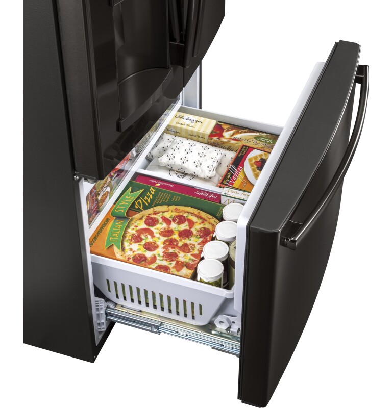 27.7 Cu. Ft. French-Door Refrigerator with Door In Door GFD28GBLTS