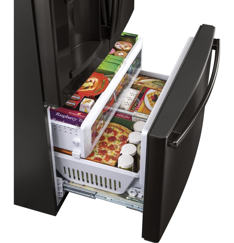 27.7 Cu. Ft. French-Door Refrigerator with Door In Door GFD28GBLTS