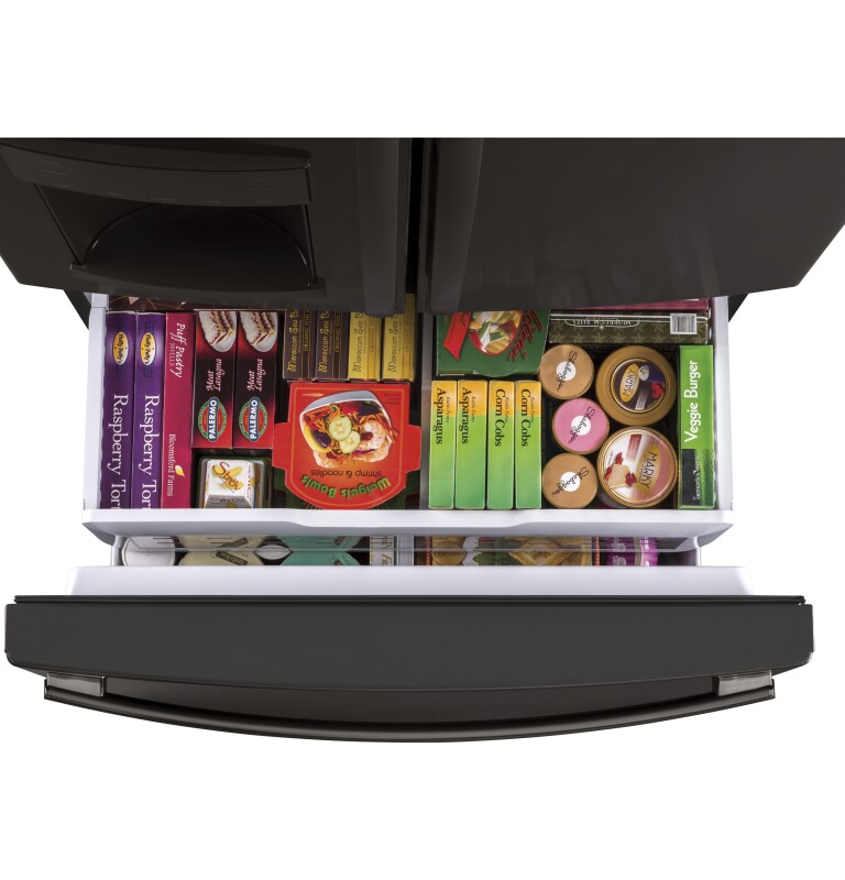 27.7 Cu. Ft. French-Door Refrigerator with Door In Door GFD28GBLTS