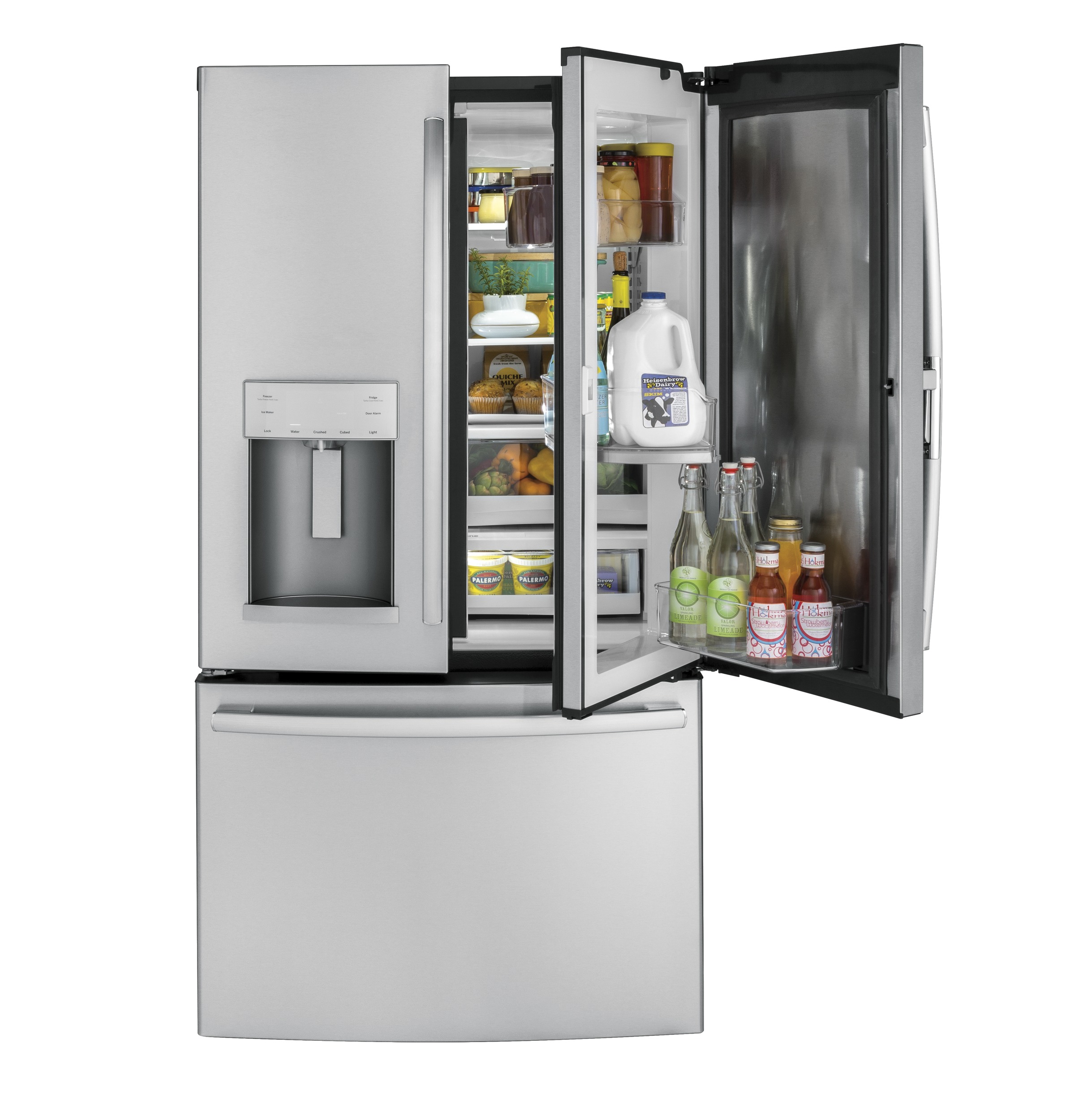 27.7 Cu. Ft. French-Door Refrigerator with Door In Door GFD28GSLSS