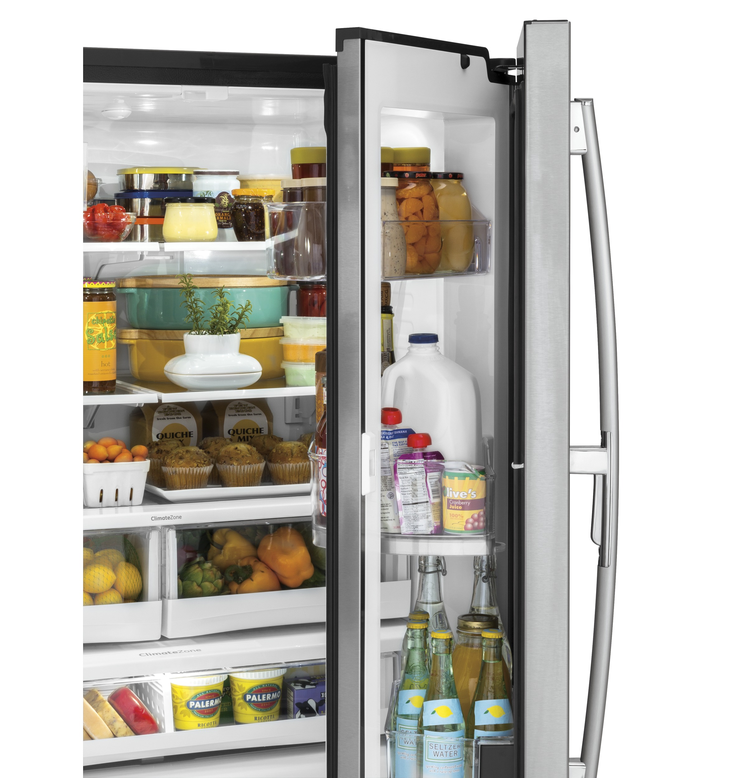 27.7 Cu. Ft. French-Door Refrigerator with Door In Door GFD28GSLSS