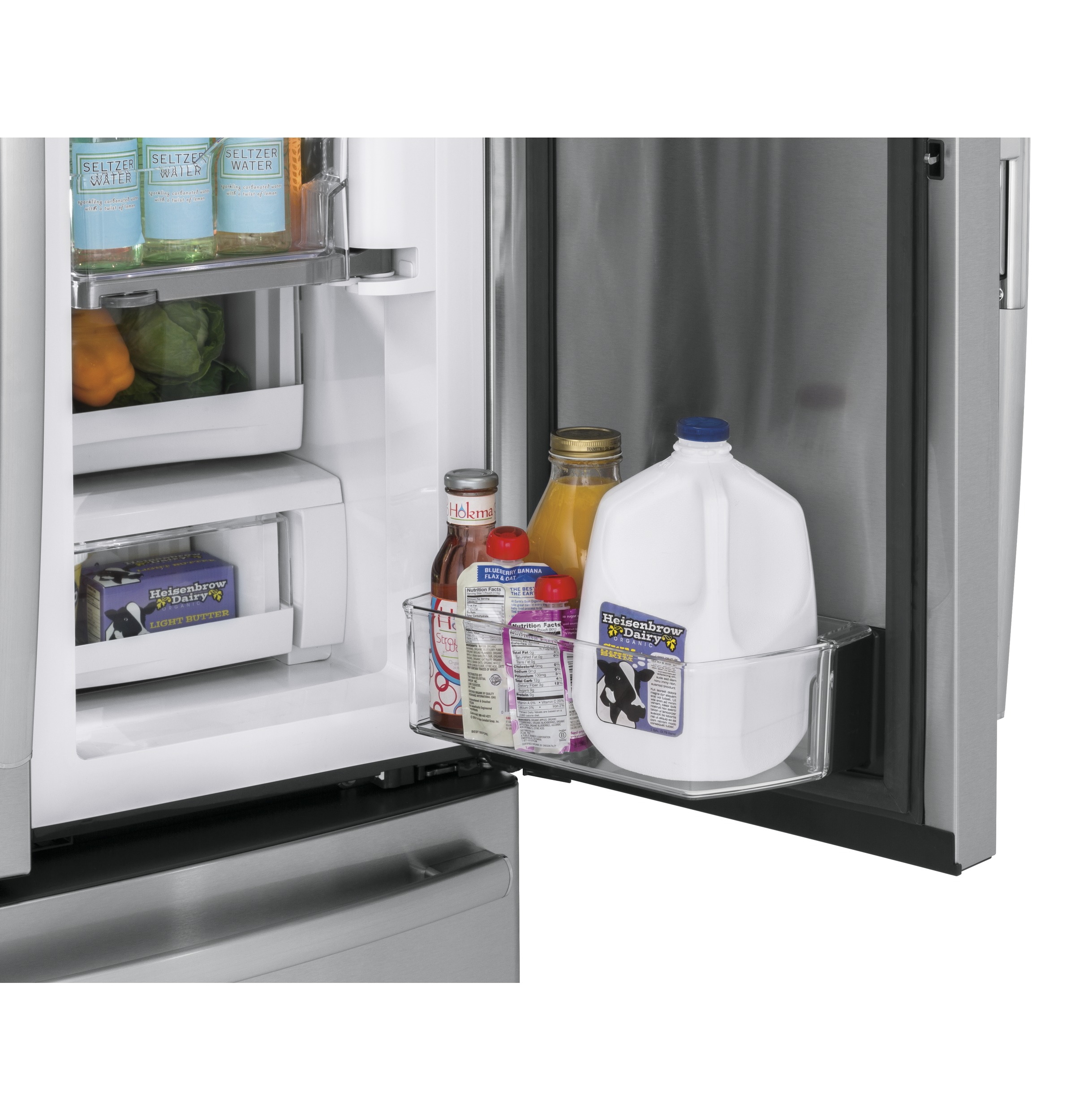 27.7 Cu. Ft. French-Door Refrigerator with Door In Door GFD28GSLSS