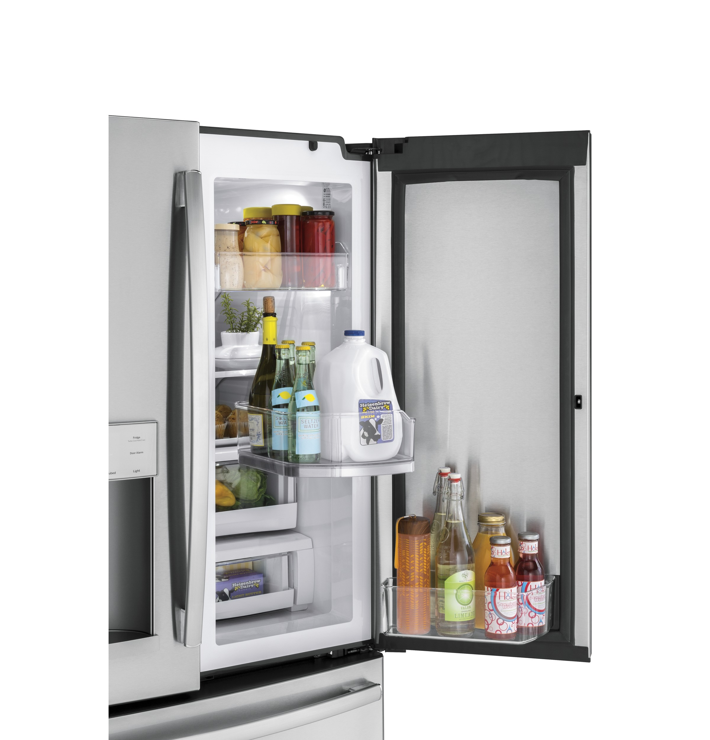 27.7 Cu. Ft. French-Door Refrigerator with Door In Door GFD28GSLSS