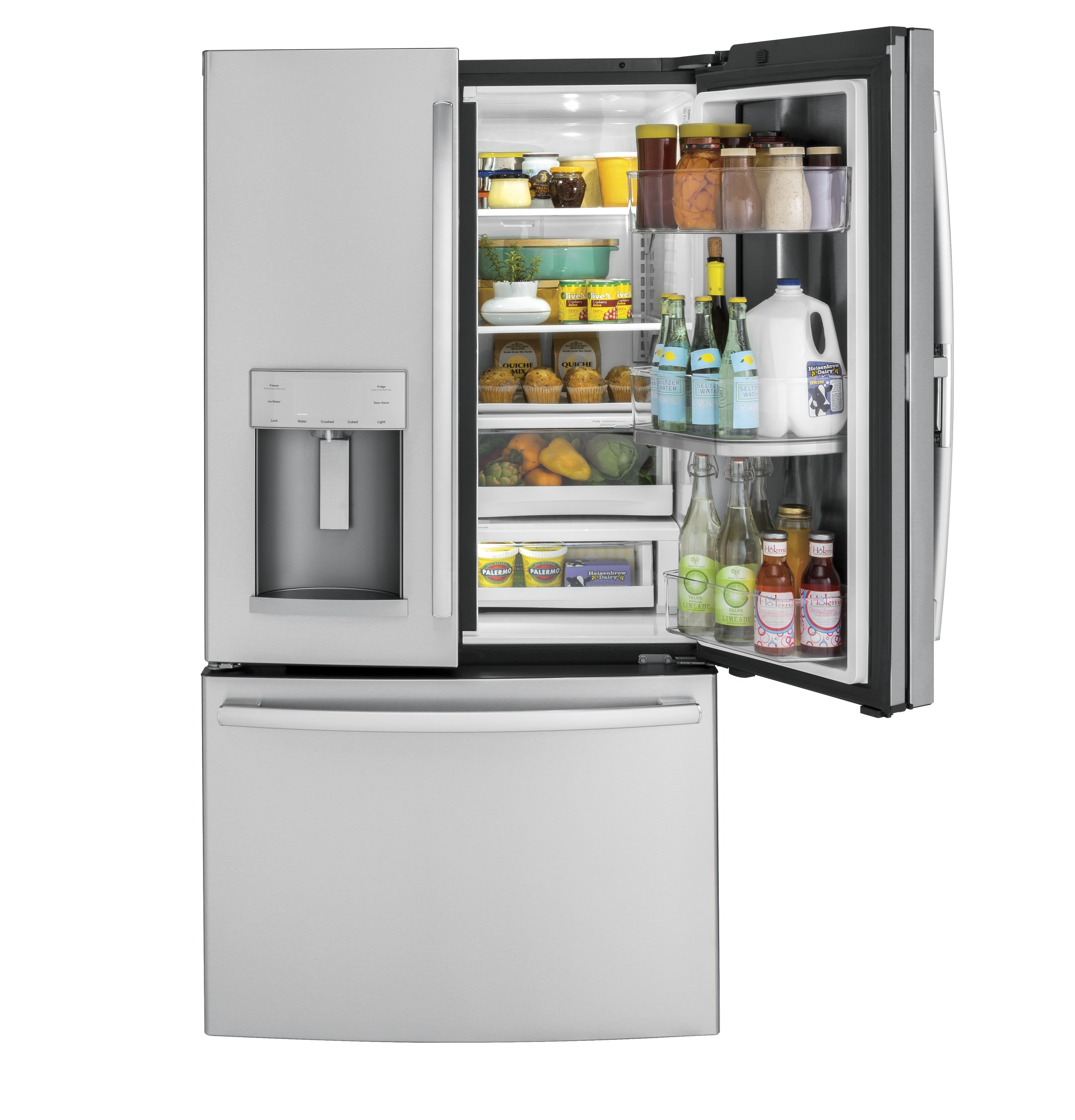 27.7 Cu. Ft. French-Door Refrigerator with Door In Door GFD28GSLSS