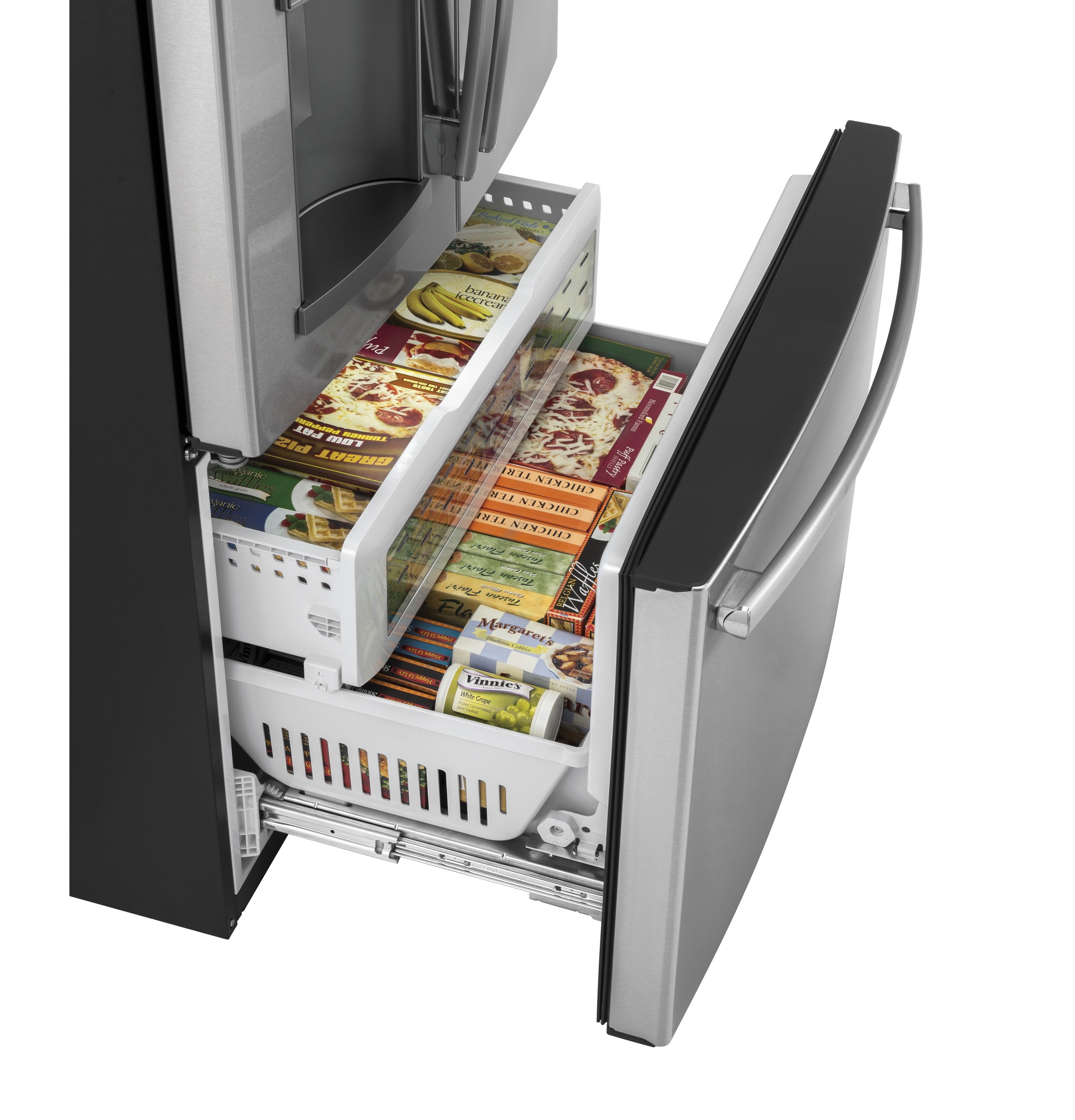 27.7 Cu. Ft. French-Door Refrigerator with Door In Door GFD28GSLSS