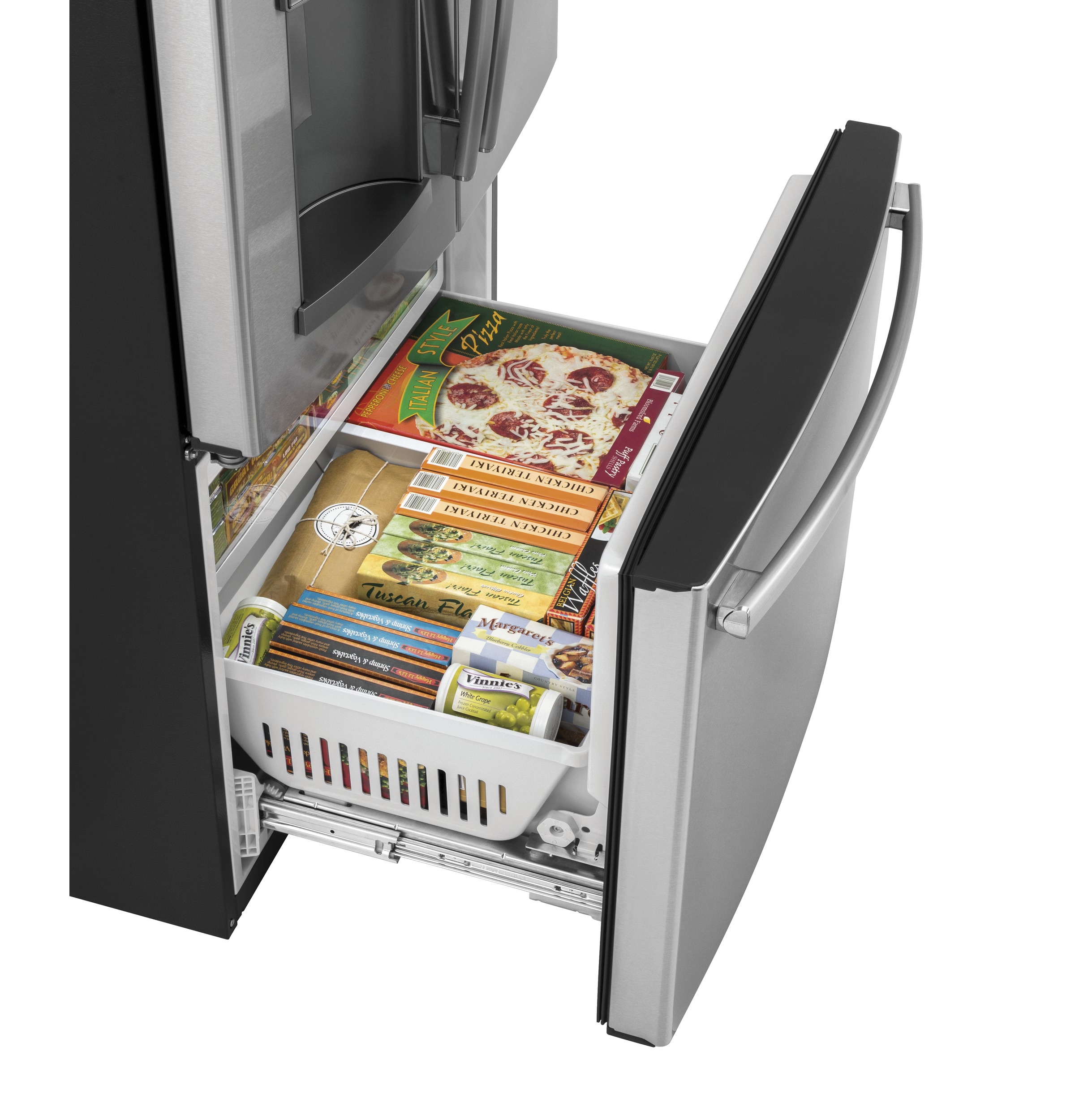 27.7 Cu. Ft. French-Door Refrigerator with Door In Door GFD28GSLSS