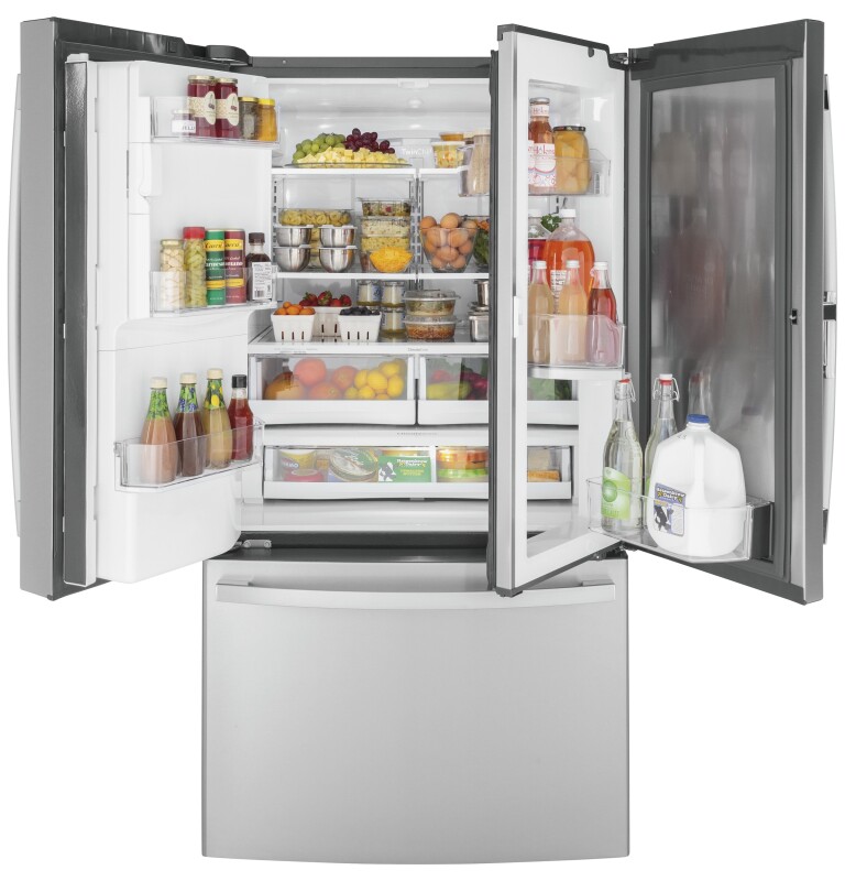 27.7 Cu. Ft. Fingerprint Resistant French-Door Refrigerator with Door In Door GFD28GYNFS