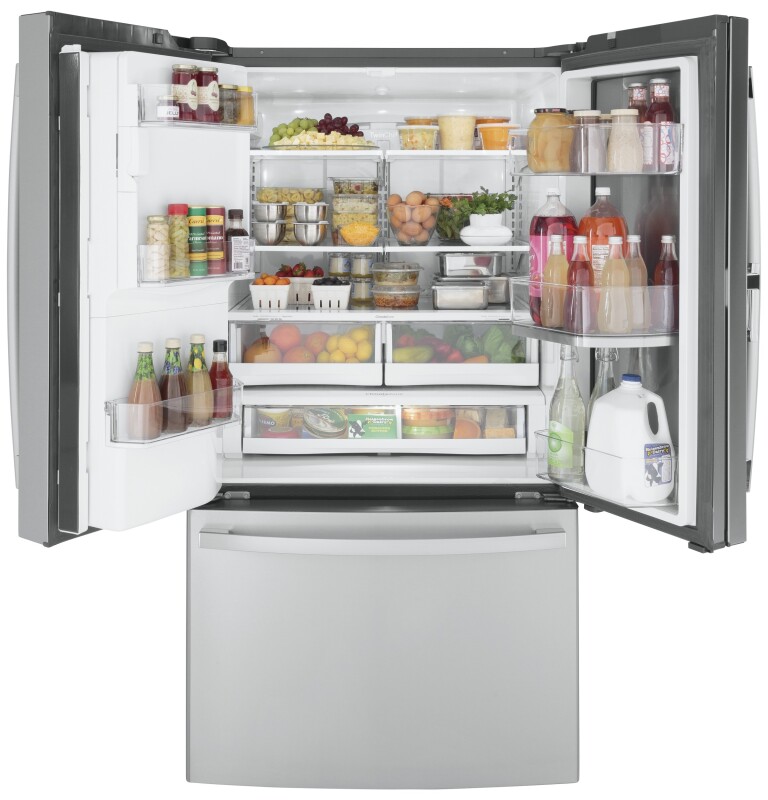 27.7 Cu. Ft. Fingerprint Resistant French-Door Refrigerator with Door In Door GFD28GYNFS