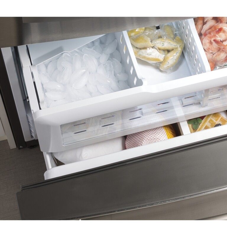 27.7 Cu. Ft. Fingerprint Resistant French-Door Refrigerator with Door In Door GFD28GYNFS