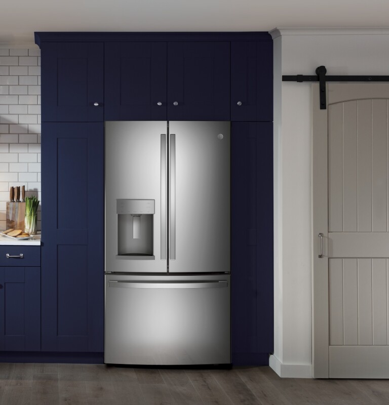 27.7 Cu. Ft. Fingerprint Resistant French-Door Refrigerator with Door In Door GFD28GYNFS