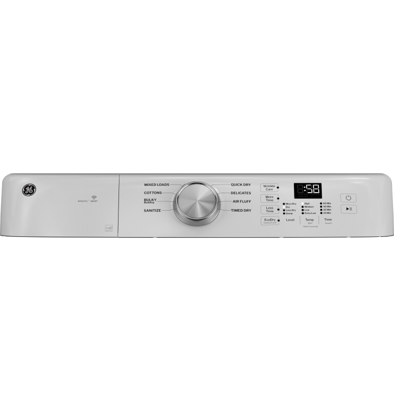 Ge® Energy Star® 7.8 Cu. Ft. Capacity Smart Front Load Electric Dryer GFD35ESSYWW