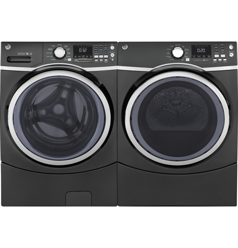 7.5 cu. ft. capacity Front Load gas dryer with steam GFD45GSPKDG