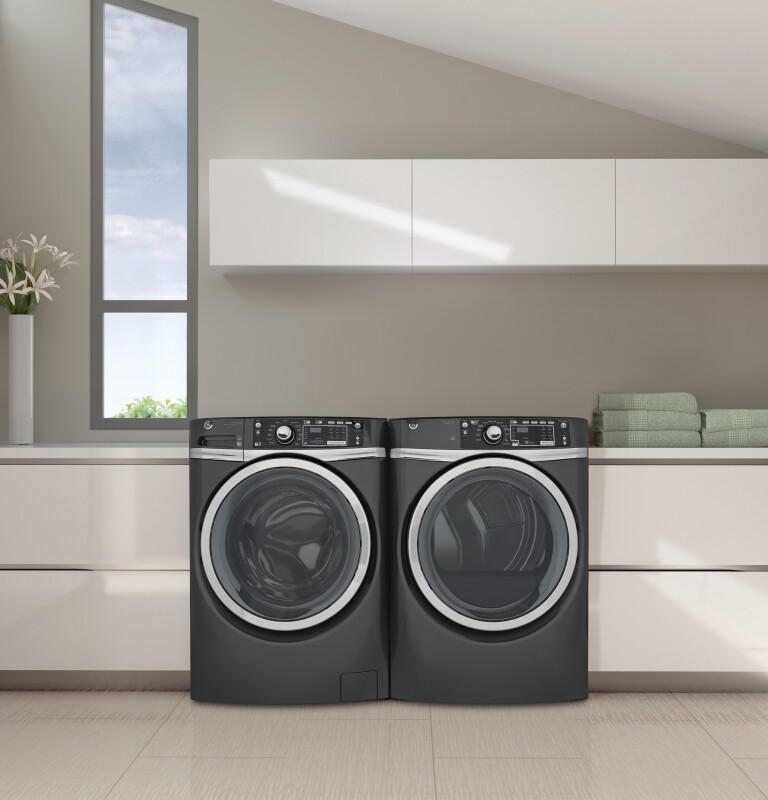 8.3 cu. ft. Capacity Front Load Electric Dryer with Steam GFD48ESPKDG