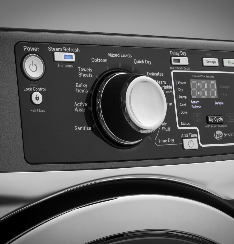8.3 cu. ft. Capacity Front Load Electric Dryer with Steam GFD48ESPKDG