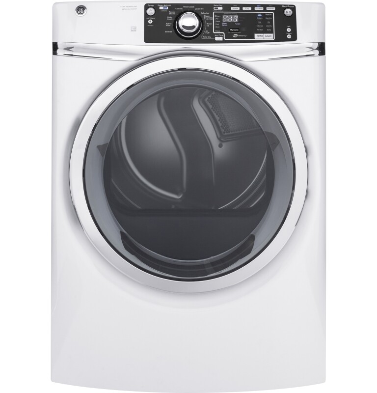 8.3 cu. ft. Capacity Front Load Electric Dryer with Steam GFD48ESSKWW