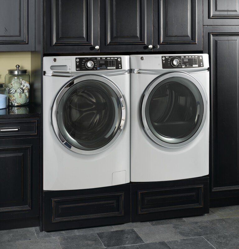 8.3 cu. ft. Capacity Front Load Electric Dryer with Steam GFD48ESSKWW
