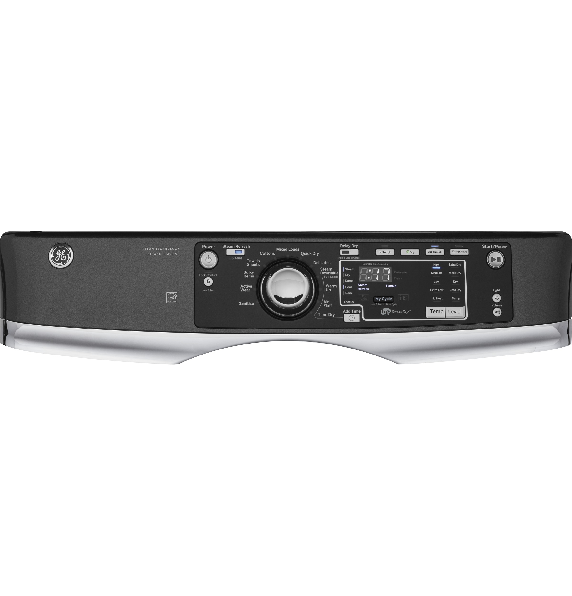 8.3 cu. ft. Capacity RightHeight Front Load Electric Dryer with Steam GFD49ERPKDG