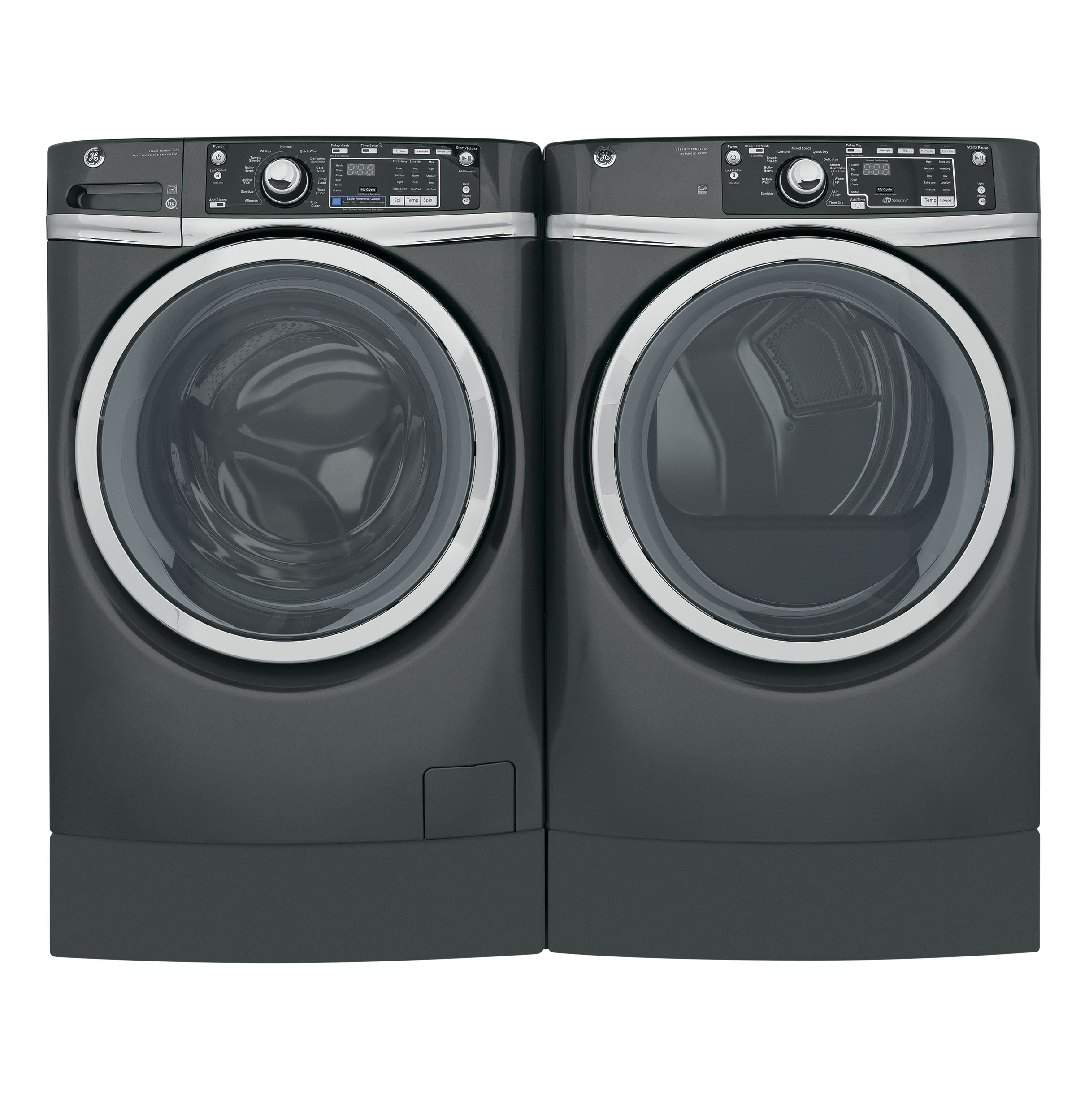 8.3 cu. ft. Capacity RightHeight Front Load Electric Dryer with Steam GFD49ERPKDG
