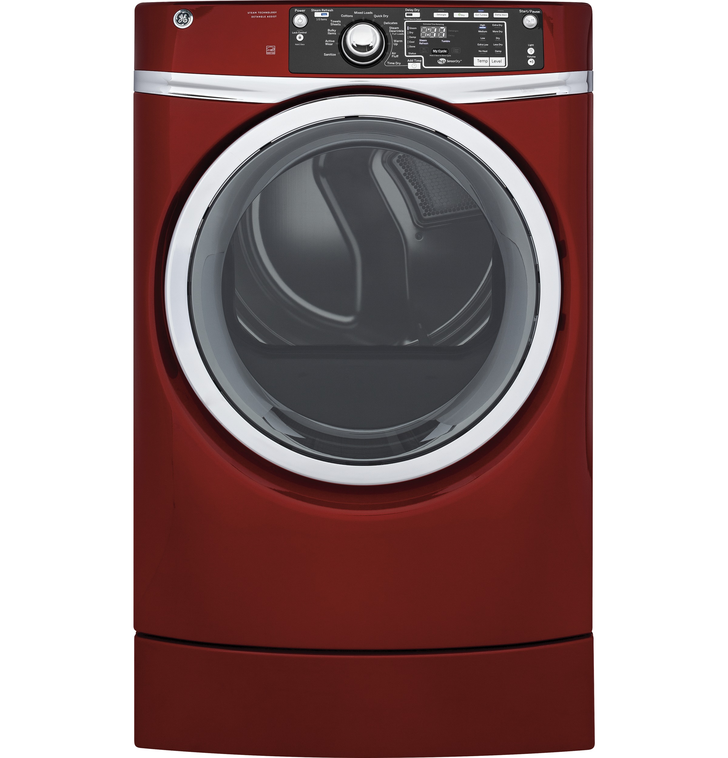 8.3 cu. ft. Capacity RightHeight Front Load Electric Dryer with Steam GFD49ERPKRR