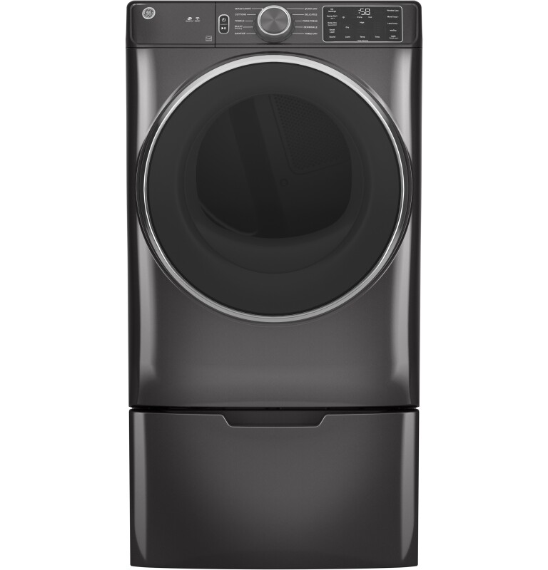7.8 cu. ft. Capacity Smart Front Load Electric Dryer with Sanitize Cycle GFD55ESPNDG