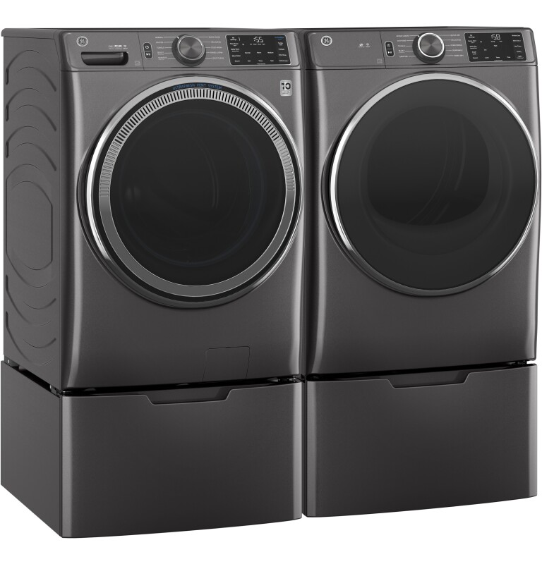 7.8 cu. ft. Capacity Smart Front Load Electric Dryer with Sanitize Cycle GFD55ESPNDG