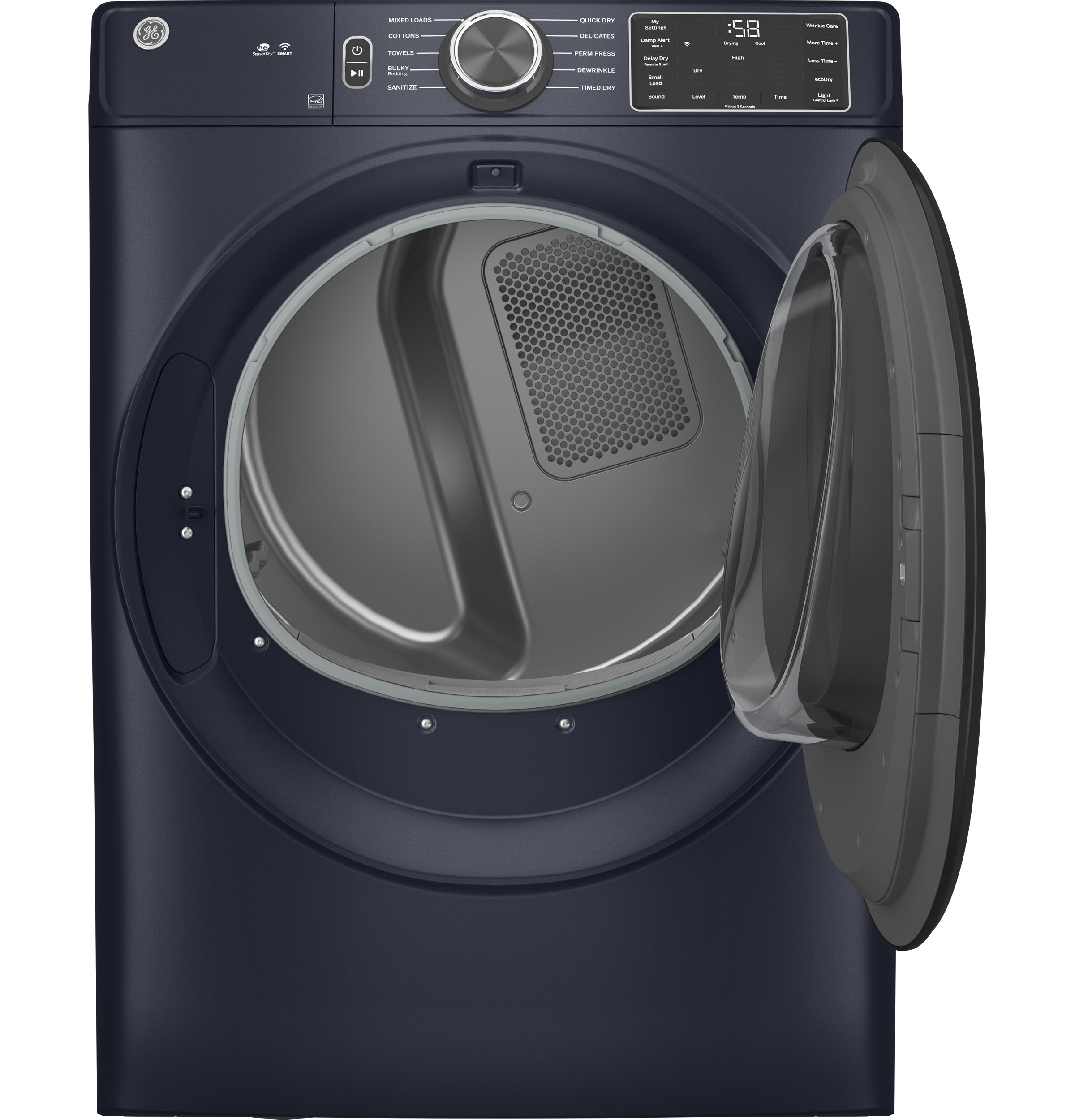 7.8 cu. ft. Capacity Smart Front Load Electric Dryer with Sanitize Cycle GFD55ESPRRS