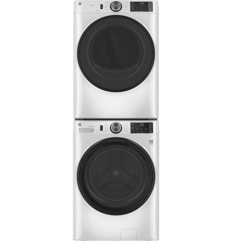 7.8 cu. ft. Capacity Smart Front Load Electric Dryer with Sanitize Cycle GFD55ESSNWW