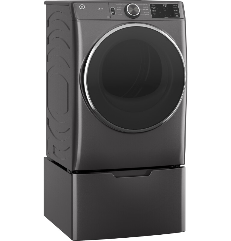 7.8 cu. ft. Capacity Smart Front Load Gas Dryer with Sanitize Cycle GFD55GSPNDG